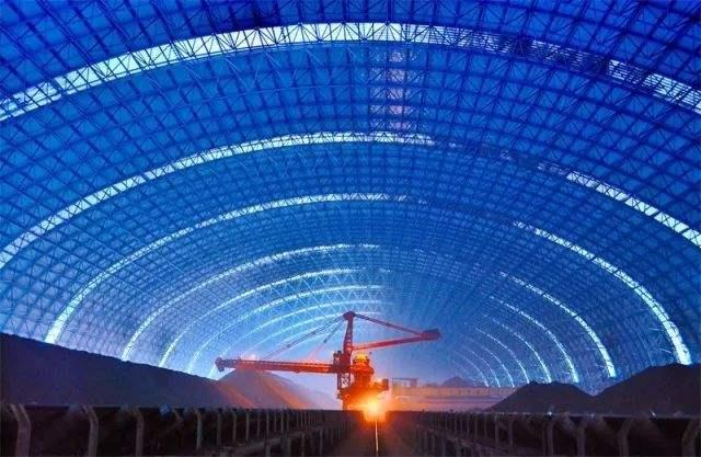 宁安亿优钢构工程师为您解析原料场封闭技术的特点和类型